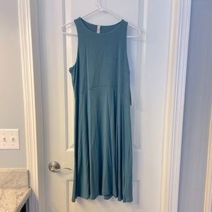 Athleta Santorini Thera Dress Med Tall in Teal